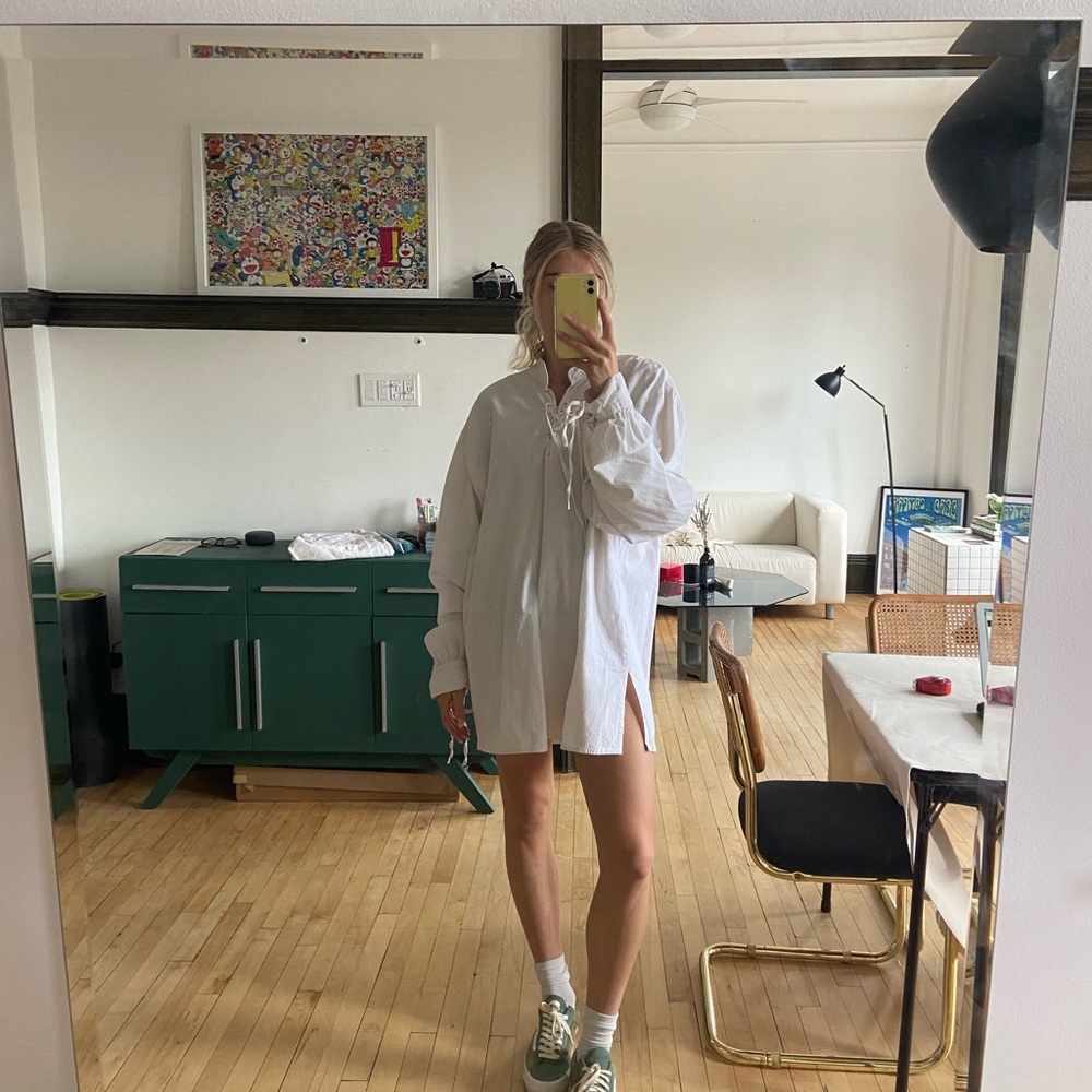Vintage white tunic dress